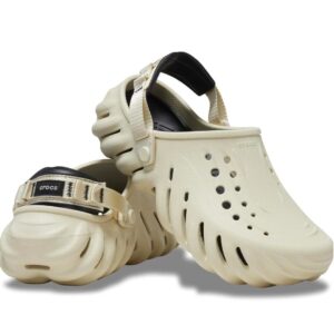 CROCS UNISEX ADULT ECHO CLOGS(CREAM)