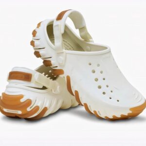 CROCS ECHO FUM RO CLOG(WHITE WITH BROWN)